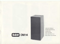 Bowers & Wilkins DM-14-Owners-Manual